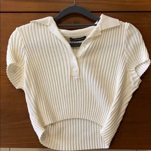Brandy Melville Cropped Knit top